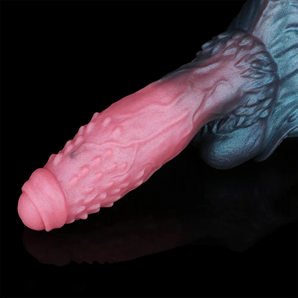 9.37in Spiked Monster Hollow Dildo Harness Pants Strap on Big Cock