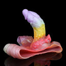 9.37in Spiked Odd Monster Strap on Dildo Silicone Soft Hollow Dildo