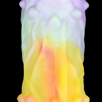 9.37in Spiked Odd Monster Strap on Dildo Silicone Soft Hollow Dildo
