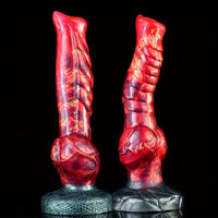 9.3in 9.4in Monster Knot Big Animal Massage Soft Dildo For Men Women