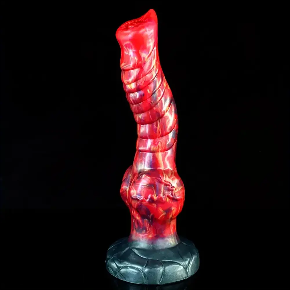 9.3in 9.4in Monster Knot Big Animal Massage Soft Dildo For Men Women