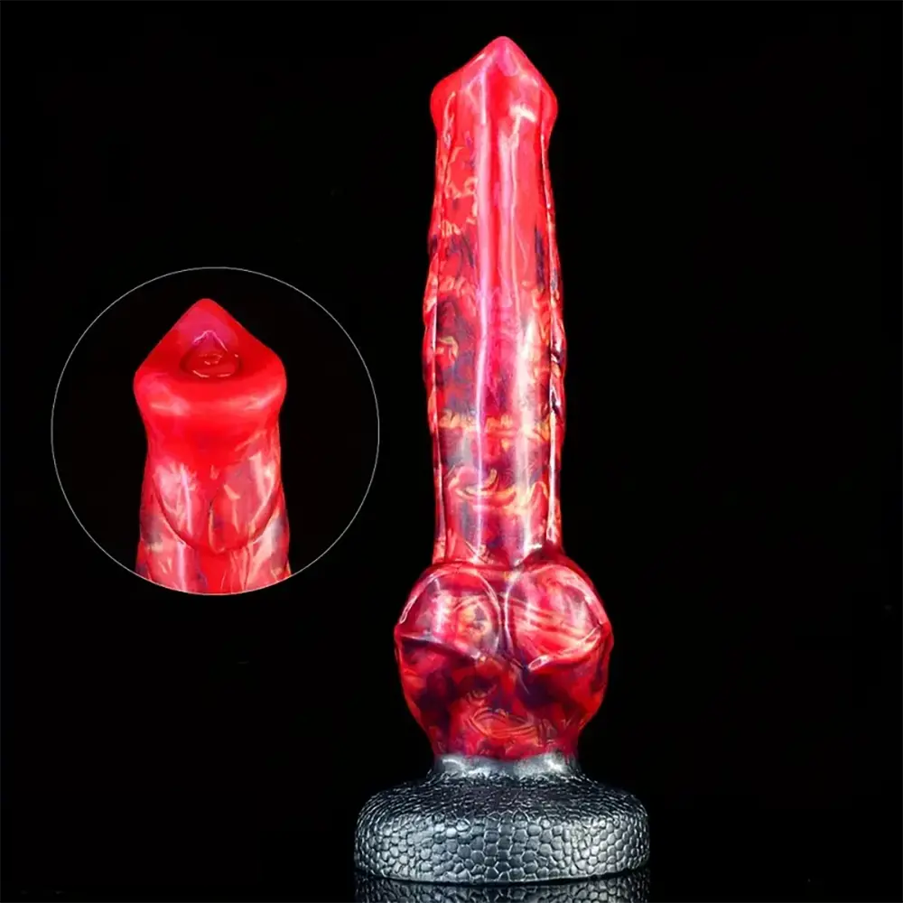 9.3in 9.4in Monster Knot Big Animal Massage Soft Dildo For Men Women