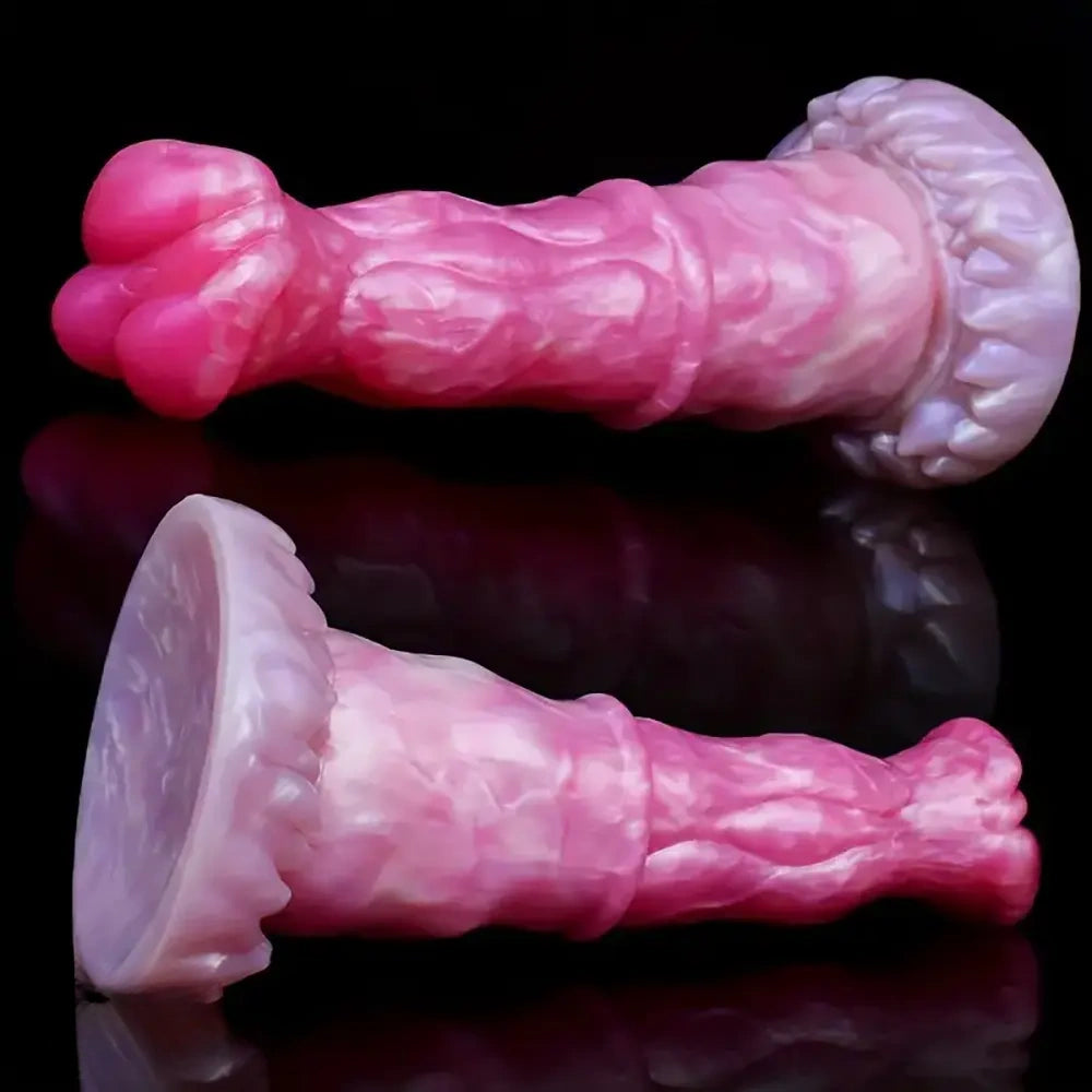 9.3in Alien Anal Big Silicone Soft G Spot Dildo With Suction Cup Hand Free