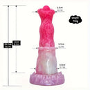 9.3in Alien Anal Big Silicone Soft G Spot Dildo With Suction Cup Hand Free