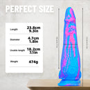 9.3in Octopus Tentacle Silicone Dildo Big Thick Animal Sex Toy