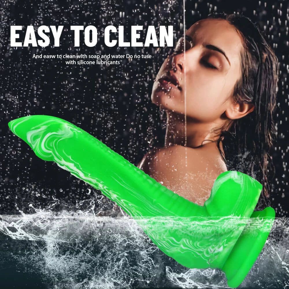 9.3in Octopus Tentacle Silicone Dildo Big Thick Animal Sex Toy