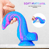 9.3in Octopus Tentacle Silicone Dildo Big Thick Animal Sex Toy