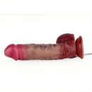 9.3in Soft Real Silicone G Spot Squirting Dildo With Blood Vessel