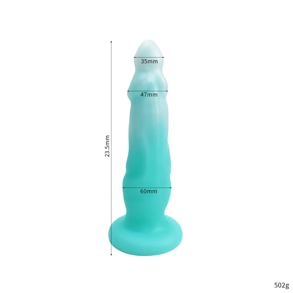 9.44in 10.8in 12.5in Big Luminous Silicone Soft Cock Dildo For Women