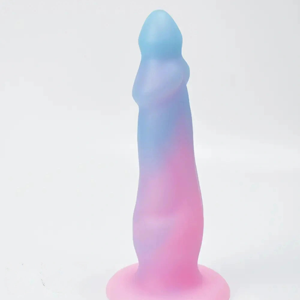 9.44in 10.8in 12.5in Big Luminous Silicone Soft Cock Dildo For Women