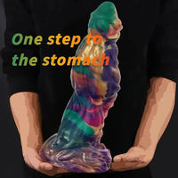 9.44in 13.18in Bump Silicone Soft Monster Penis Big Fantasy Dildo For Women