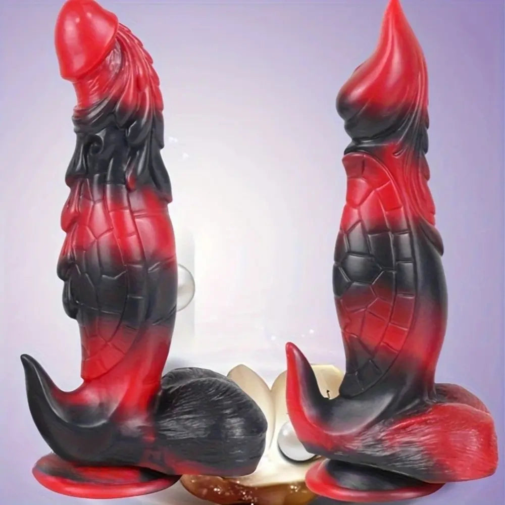 9.44in 9.64in Fantasy Odd Silicone Soft Big Dildo For Women Men Sex Orgasm