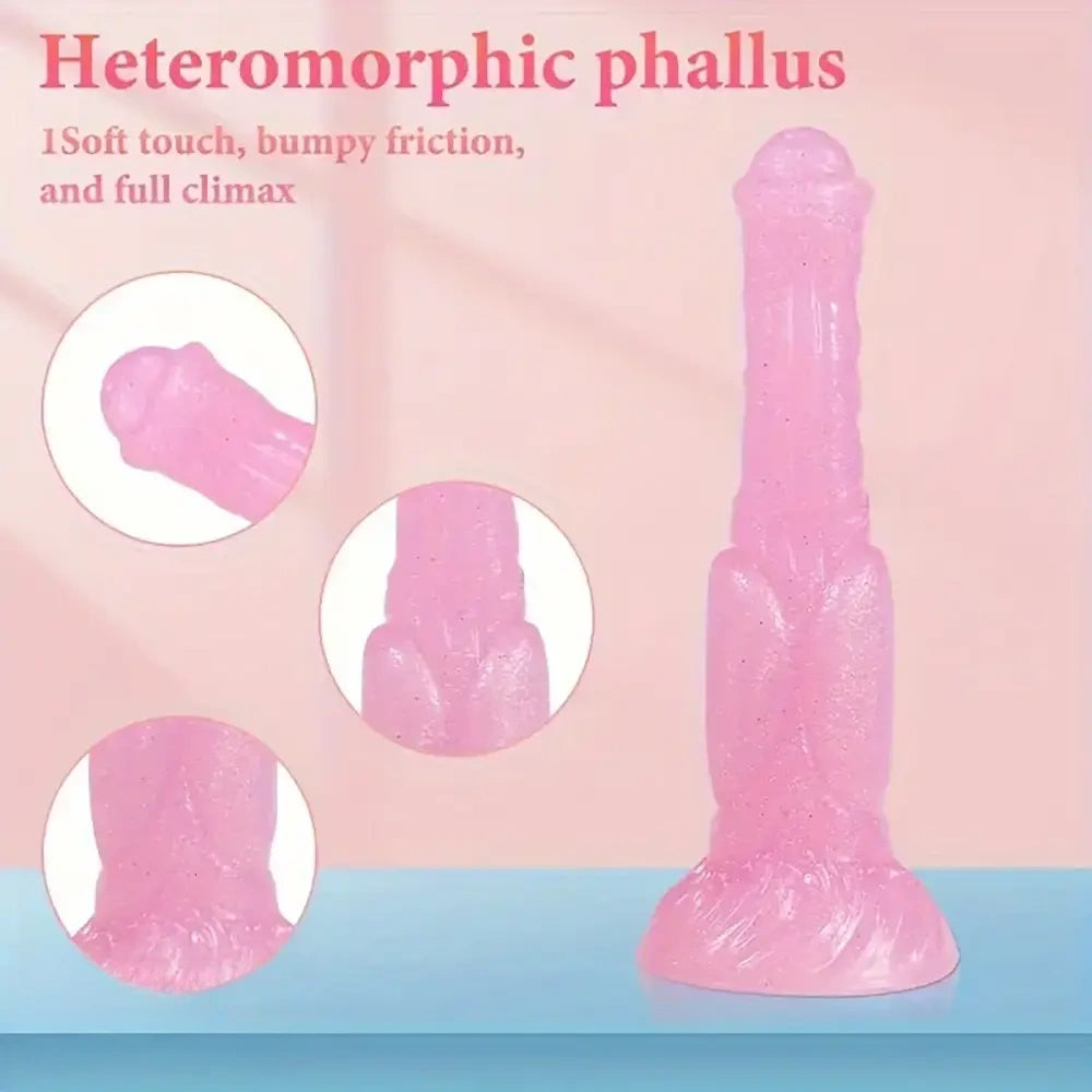 9.44in Big Horse Cock Animal Dildo Without Eggs For Anal Masturbation