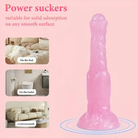 9.44in Big Horse Cock Animal Dildo Without Eggs For Anal Masturbation