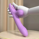 9.44in Big Vibrating Telescope Real Automatic Scaling Vaginal Dildo