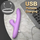 9.44in Big Vibrating Telescope Real Automatic Scaling Vaginal Dildo