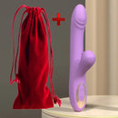 9.44in Big Vibrating Telescope Real Automatic Scaling Vaginal Dildo