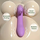 9.44in Big Vibrating Telescope Real Automatic Scaling Vaginal Dildo