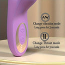 9.44in Big Vibrating Telescope Real Automatic Scaling Vaginal Dildo