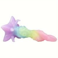 9.44in Colored Silicone Octopus Tentacle Soft Large Dildo Sex Toy