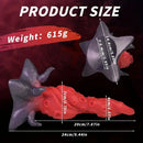 9.44in Deep Sea Tentacle Knot Silicone Large Soft Big Women Dildo