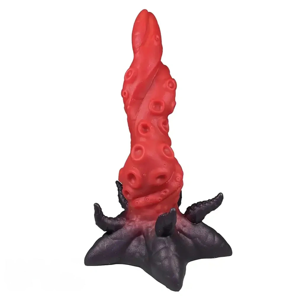 9.44in Deep Sea Tentacle Knot Silicone Large Soft Big Women Dildo