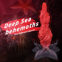 9.44in Deep Sea Tentacle Knot Silicone Large Soft Big Women Dildo