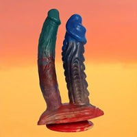 9.44in Double-Headed Silicone Soft Large Dildo For Lesbian G-Spot