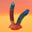 9.44in Double-Headed Silicone Soft Large Dildo For Lesbian G-Spot