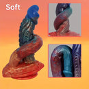 9.44in Double-Headed Silicone Soft Large Dildo For Lesbian G-Spot