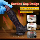 9.44in Dual Density Silicone Soft Real Dildo For Gay G Spot Anal Prostate