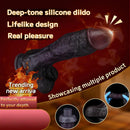 9.44in Dual Density Silicone Soft Real Dildo For Gay G Spot Anal Prostate