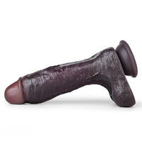 9.44in Dual Density Silicone Soft Real Dildo For Gay G Spot Anal Prostate