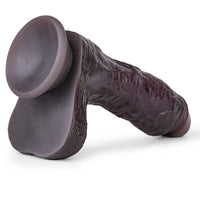 9.44in Dual Density Silicone Soft Real Dildo For Gay G Spot Anal Prostate
