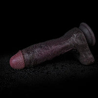 9.44in Dual Density Silicone Soft Real Dildo For Gay G Spot Anal Prostate
