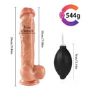 9.44in Ejaculating Super Realistic AV Actress Dildo With Blue Veins