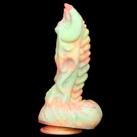 9.44in Fantasy Big Silicone Soft Mixed Color Dildo For Sex Orgasm