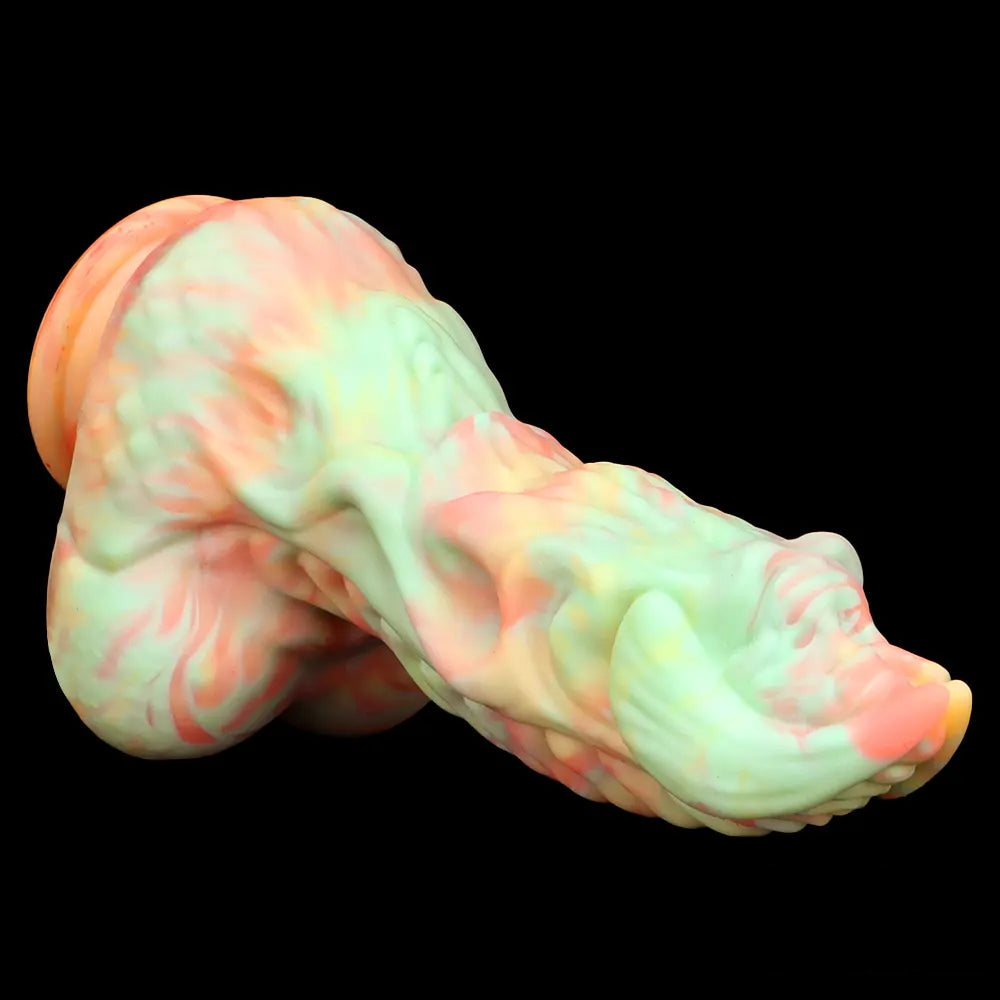 9.44in Fantasy Big Silicone Soft Mixed Color Dildo For Sex Orgasm