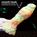 9.44in Fantasy Mixed Color Silicone Soft Big Dildo For Anal Vaginal Sex
