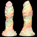 9.44in Fantasy Mixed Color Silicone Soft Big Dildo For Anal Vaginal Sex