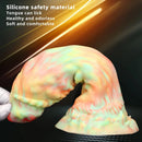 9.44in Fantasy Mixed Color Silicone Soft Big Dildo For Anal Vaginal Sex