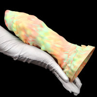 9.44in Fantasy Mixed Color Silicone Soft Big Dildo For Anal Vaginal Sex
