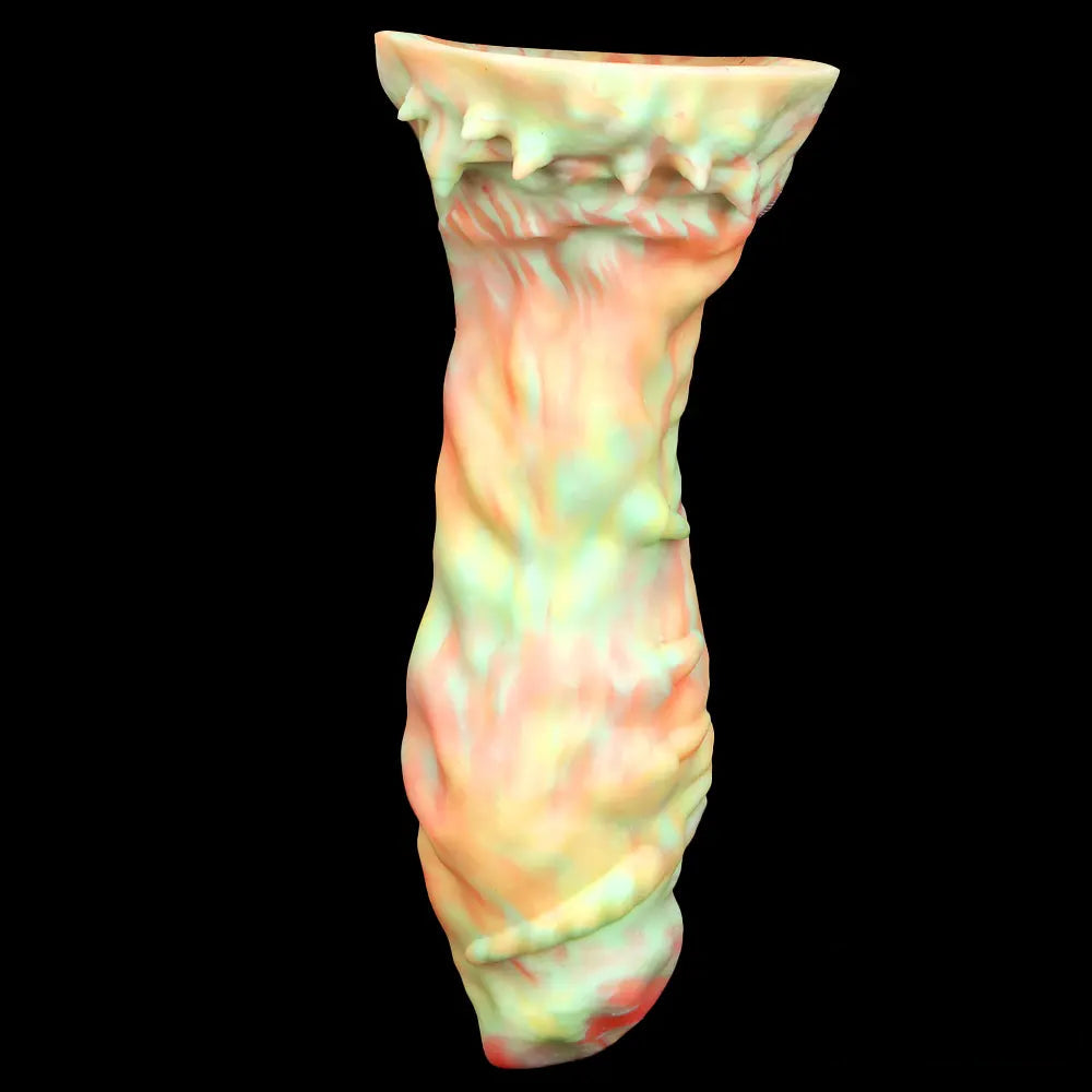 9.44in Fantasy Mixed Color Silicone Soft Big Dildo For Anal Vaginal Sex