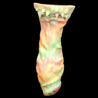 9.44in Fantasy Mixed Color Silicone Soft Big Dildo For Anal Vaginal Sex