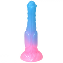 9.44in Horse Cock Luminous Big Silicone Soft Animal Dildo For Women