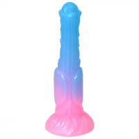 9.44in Horse Cock Luminous Big Silicone Soft Animal Dildo For Women