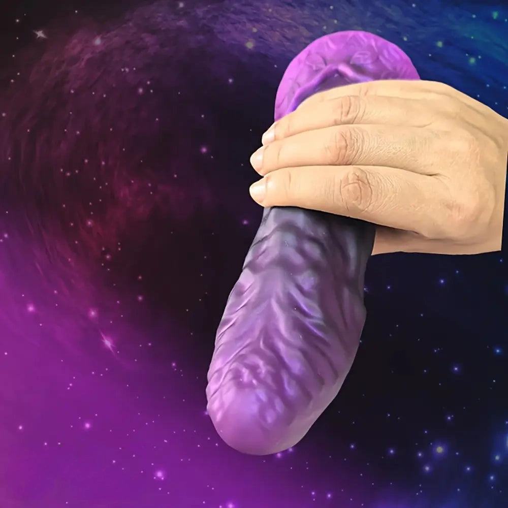 9.44in Large Soft Silicone G-Spot Massager Unisex Adult Self-Pleasure Dildo