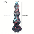 9.44in Liquid Silicone Soft Monster Dog Knot Big Self-Pleasure Dildo