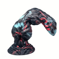 9.44in Liquid Silicone Soft Monster Dog Knot Big Self-Pleasure Dildo