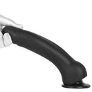 9.44in Manual Thick Upturned Silicone Soft Big Dildo For Anal Vaginal Sex